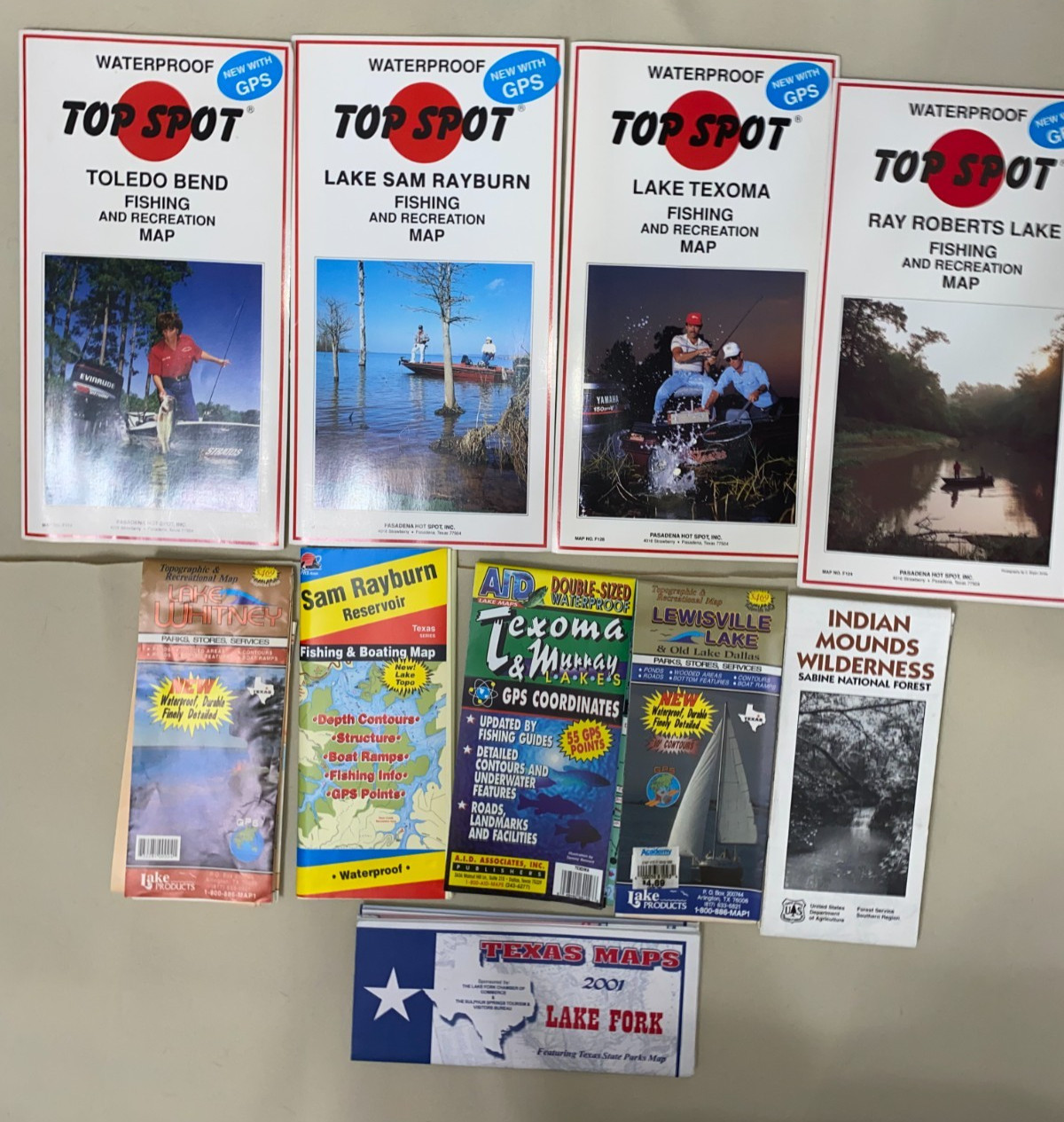 Texas Lakes Fishing Maps