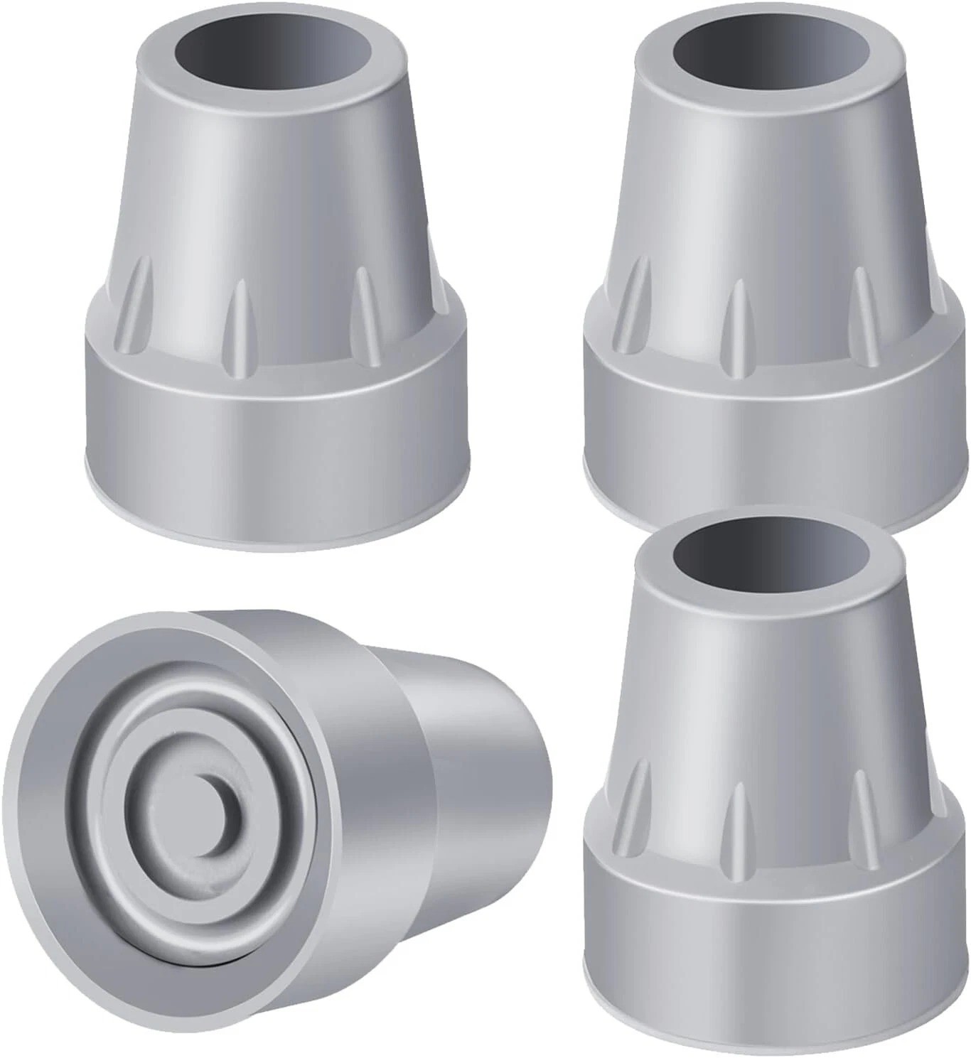 Crutch Tips 7/8 Inch Upgrade Heavy Duty Rubber Crutch Accessories Replacement