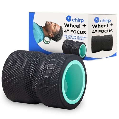Wheel Foam Roller – Targeted Back & Neck Relief, Lumbar Spine 4" - Focus
