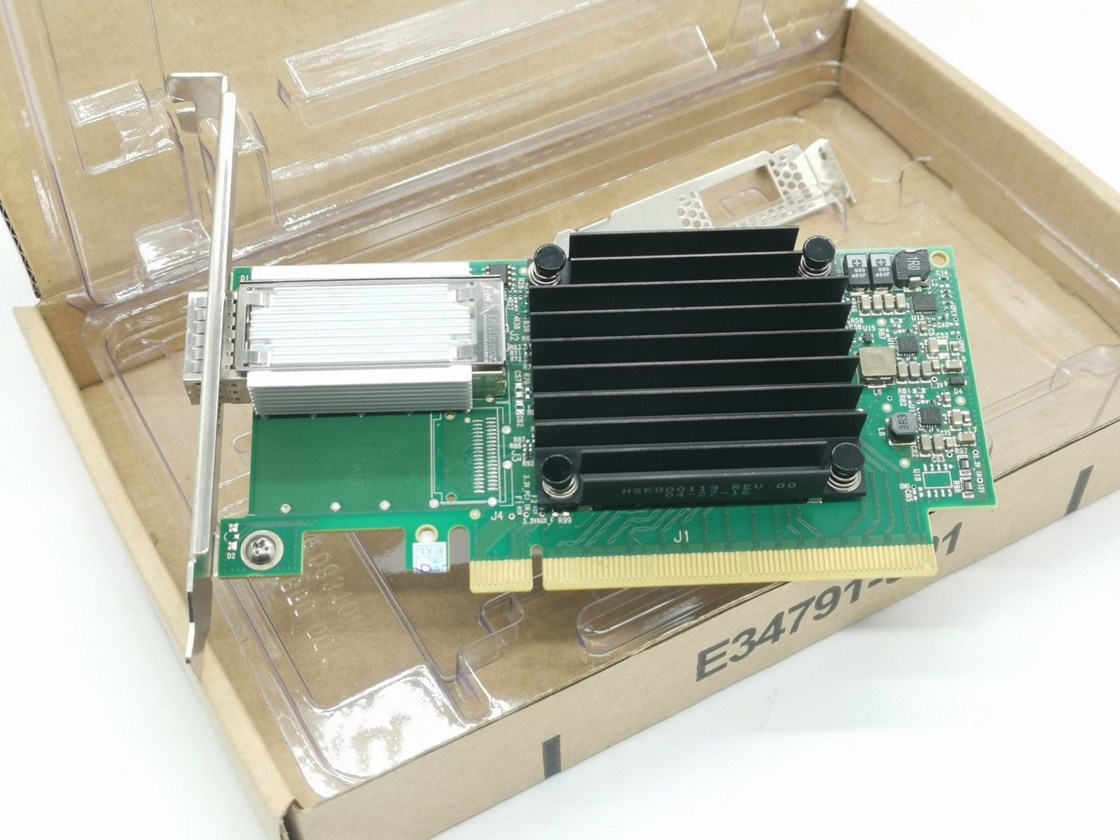 MCX455A-ECAT Mellanox ConnectX-4 VPI EDR IB 100GbE adapter card CX455A