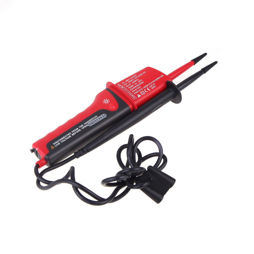 UT15C LED LCD Display AC/DC Voltage Continuity Test 12-690V Voltage Tester