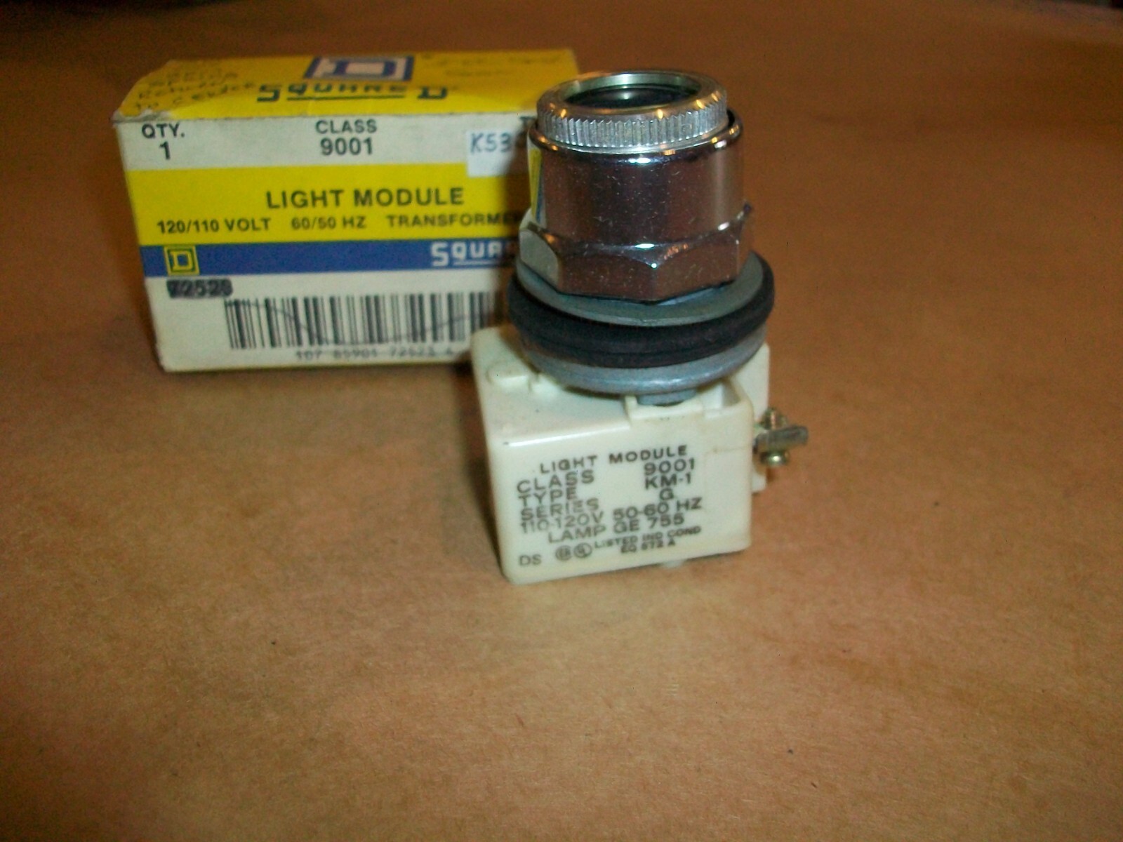 Square D Illuminated Selector Switch 9001 K53J1R NEW NO OPERATOR