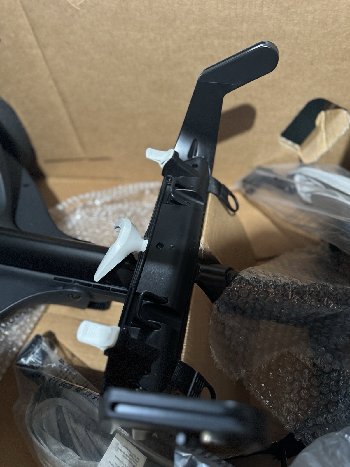 Stokke Xplory Stroller Black Chassis Ans Grey Melange Textiles