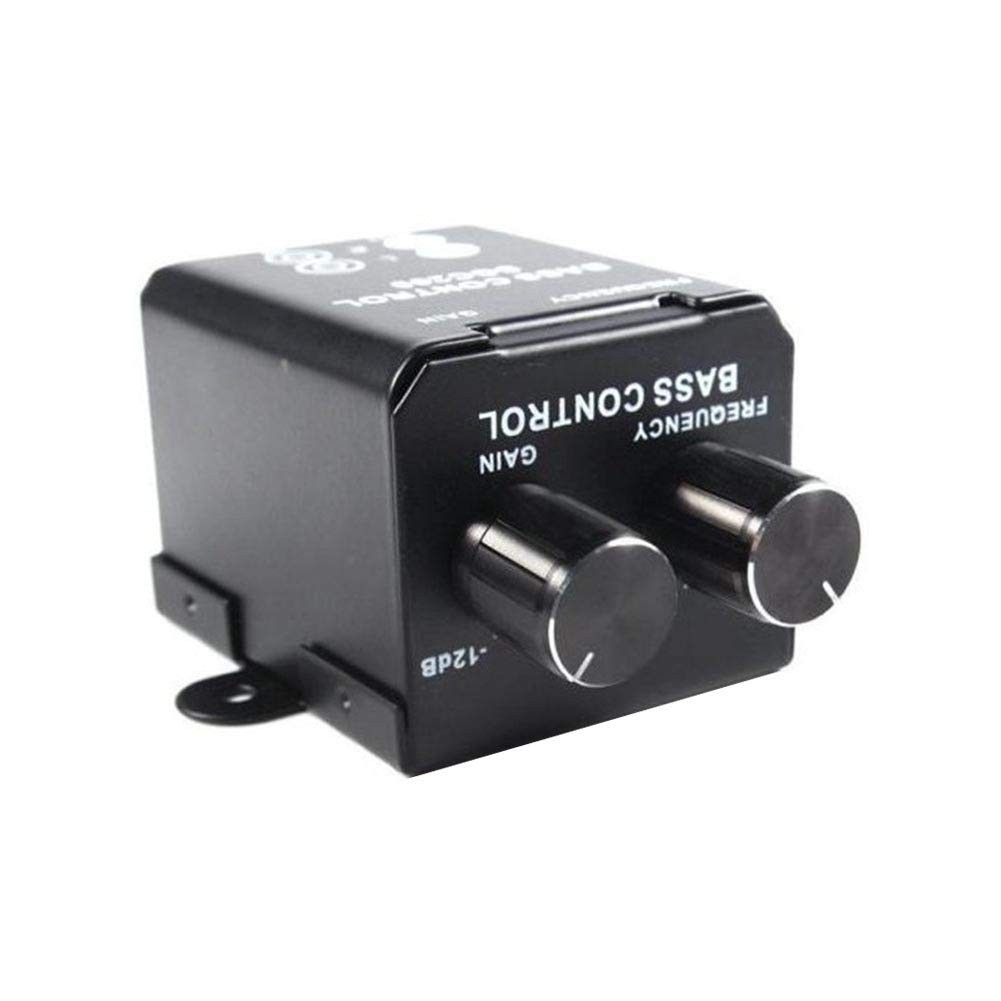 Universal Car Bass Controller with Adjustable Gain for Enhanced Audio Experience