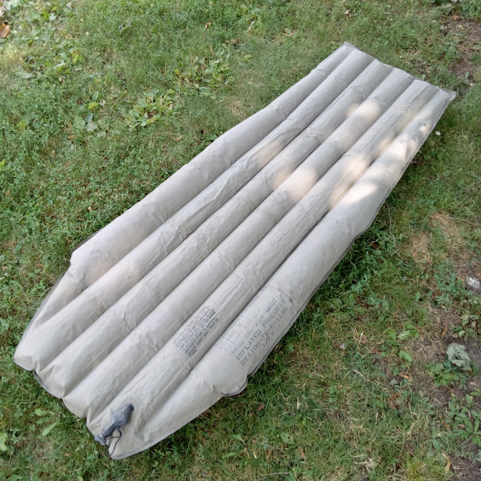 1977 Military Pneumatic Air Mattress Army Surplus