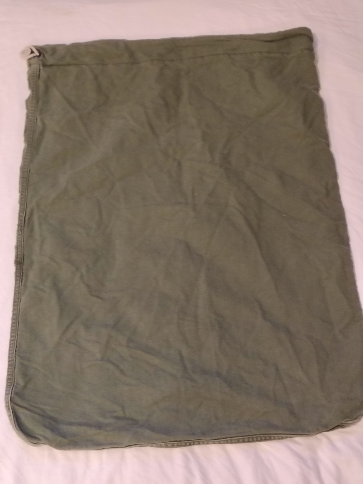 USGI Army BARRACKS LAUNDRY CLOTHING BAG OD 100% Cotton Military see pics
