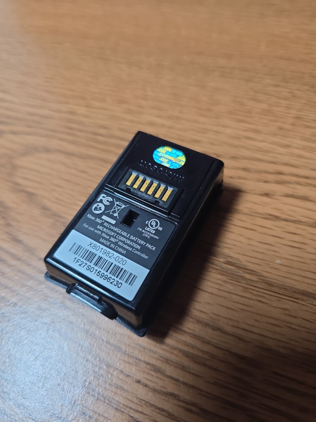 Microsoft OEM Xbox 360 Rechargeable Controller Battery Pack Black Tested Works!