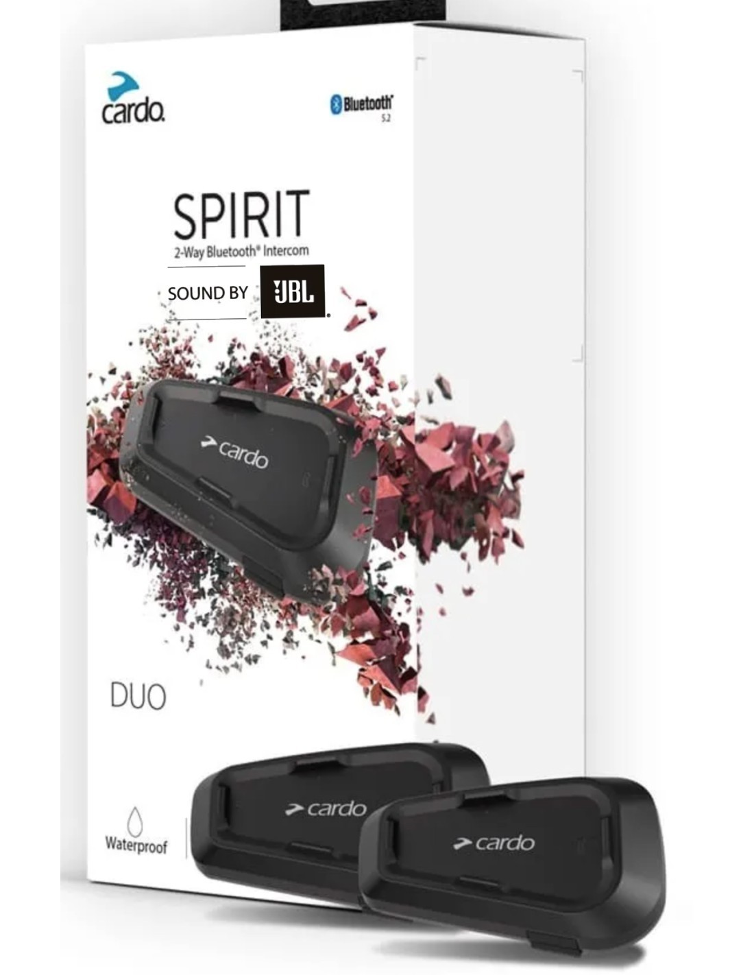 Cardo SPIRIT DUO JBL 40mm QR Code Fast Shipping in 3-6 days