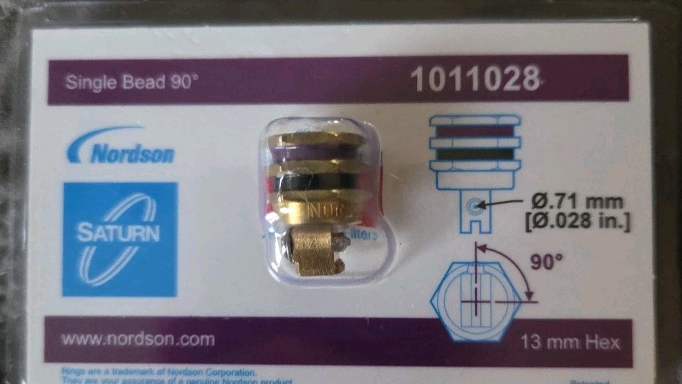Nordson, Single Bead 90°, 1011028, Nozzle QUICK SHIP