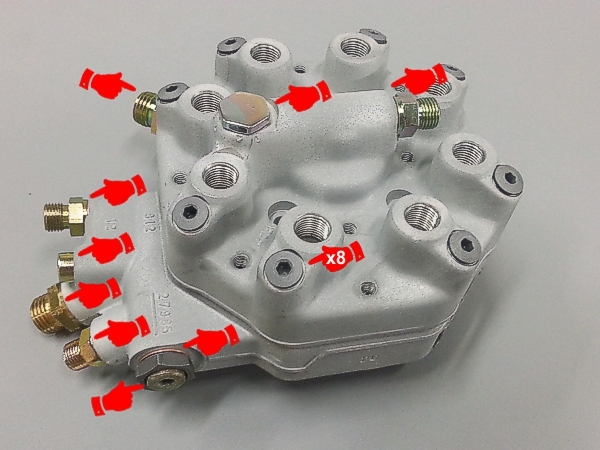0438100089 Repair Kit for Bosch Fuel Distributor Mercedes 380 SE SEL 450 SE SL