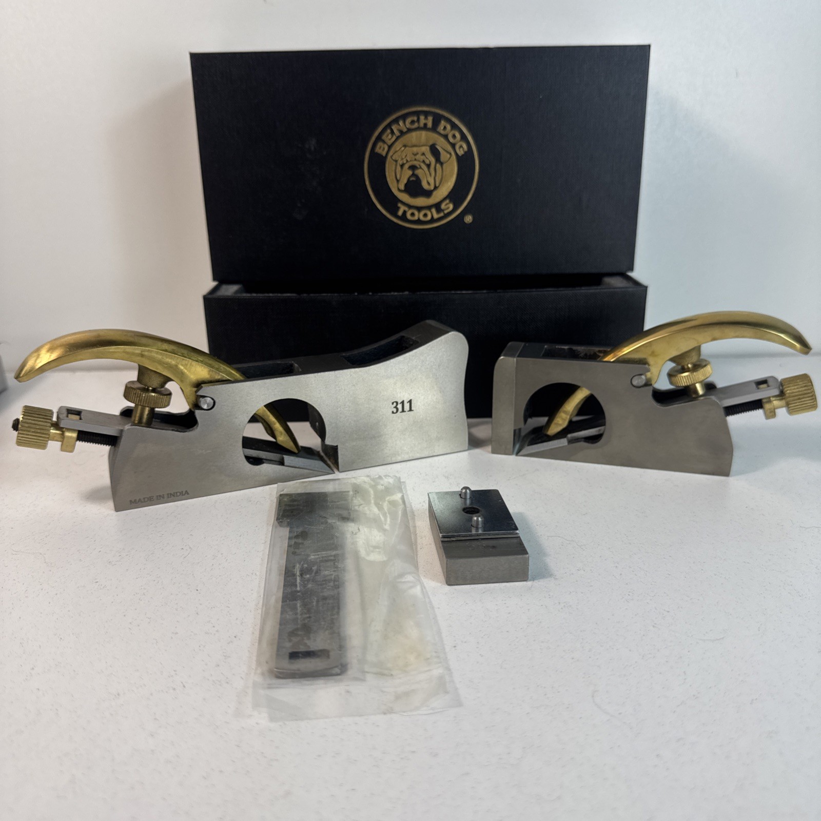 A Pair Of Bench Dog Tools 3-in-1 Shoulder Plane (Model 311).