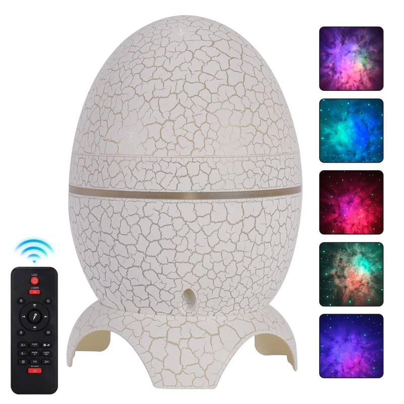 Starry Sky Projection Dinosaur Egg Night Light LED Lamp 7 Color Gift