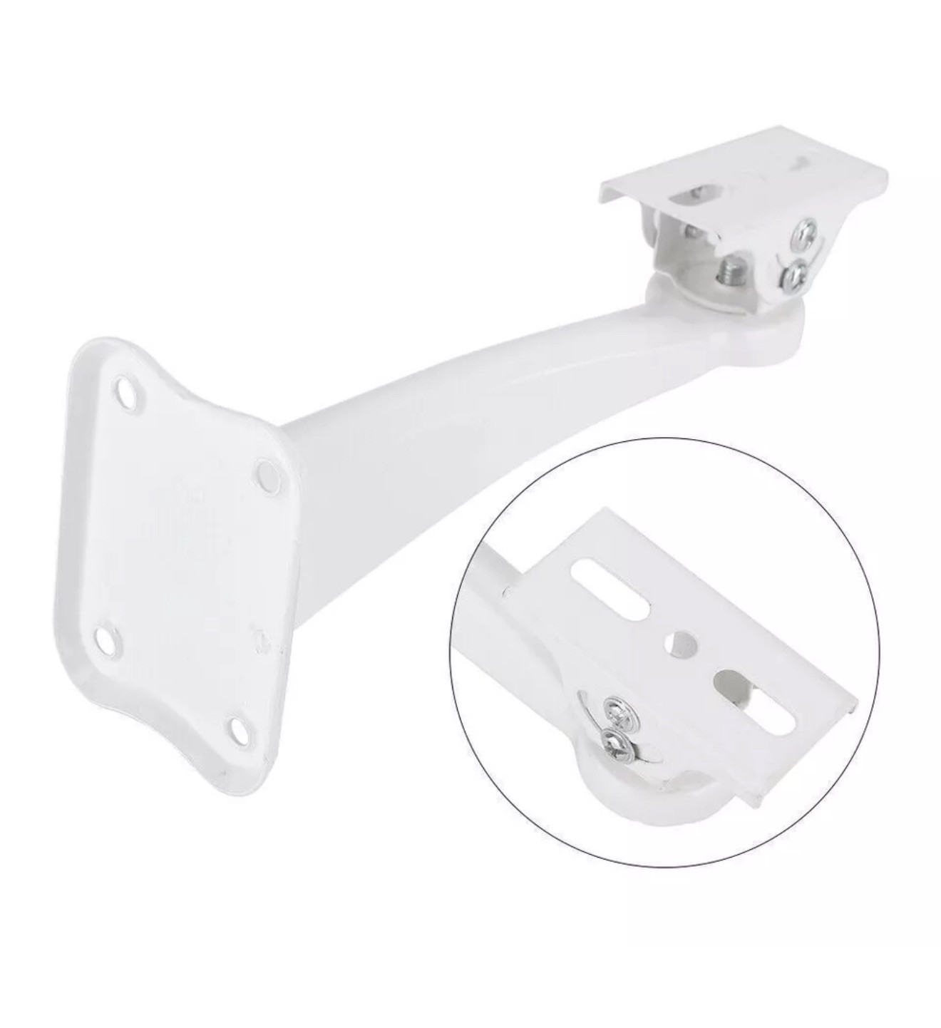 Universal CCTV Surveillance Camera Bracket Wall Mount Support Holder - Set of 2