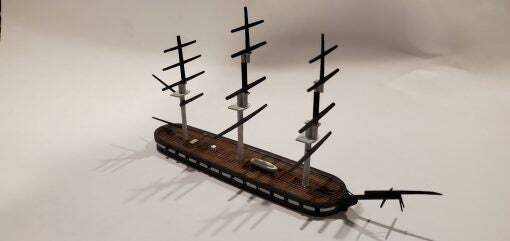 USS Cumberland - Union - Ships - Sailboats - Age of Sail - War Game - Wargaming