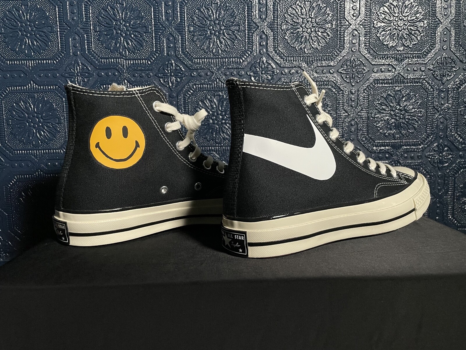 Converse Chuck 70 Vintage Canvas High Black Chinatown Market custom