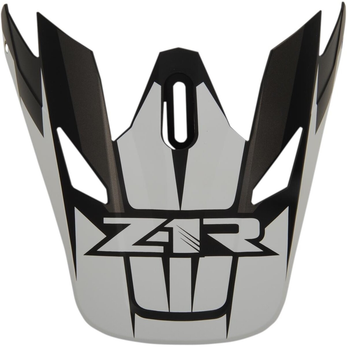 Z1R Matte Black/White Replacement Visor for Rise Ascend - 0132-1252