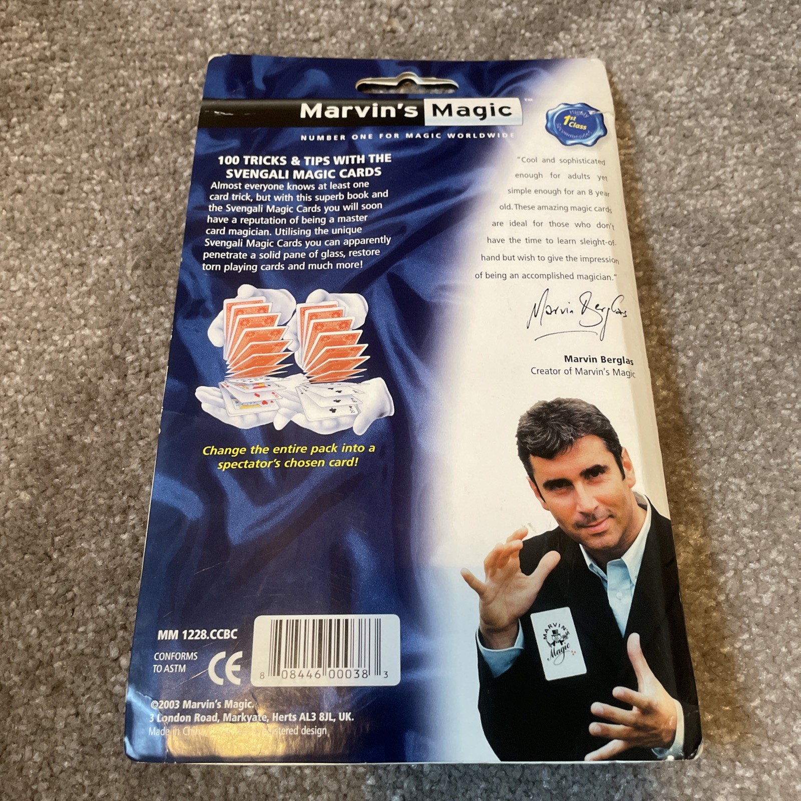 Marvin's Magic Svengali Magic Cards Tricks & Tips Deck Magic Book secrets NEW