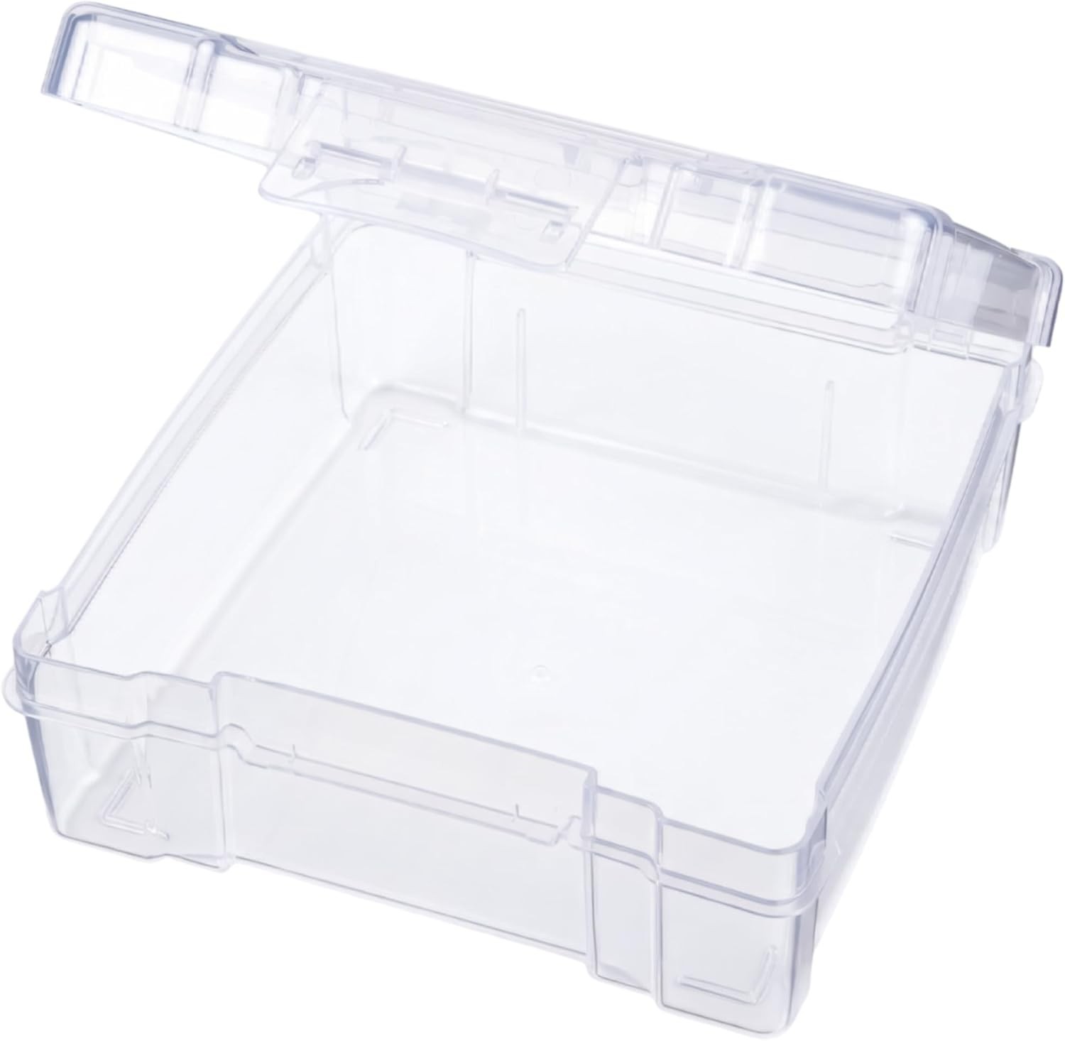 Effortless Organization: ClearView 6" x 6" Stackable Art Supply Storage Box