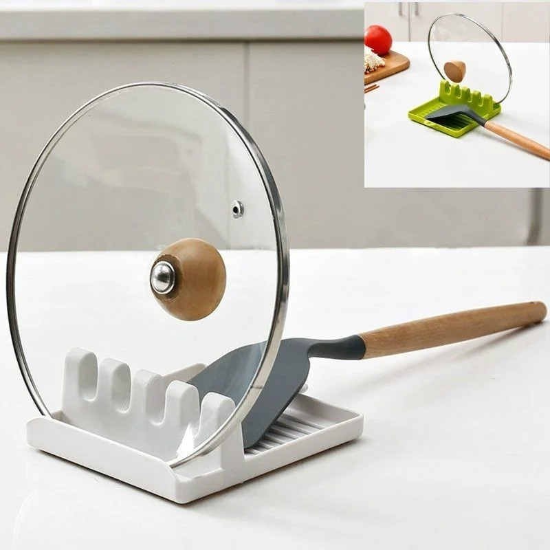 Kitchen Spoon Holders Fork Spatula Rack Shelf Organizer Plastic Chopsticks Holde