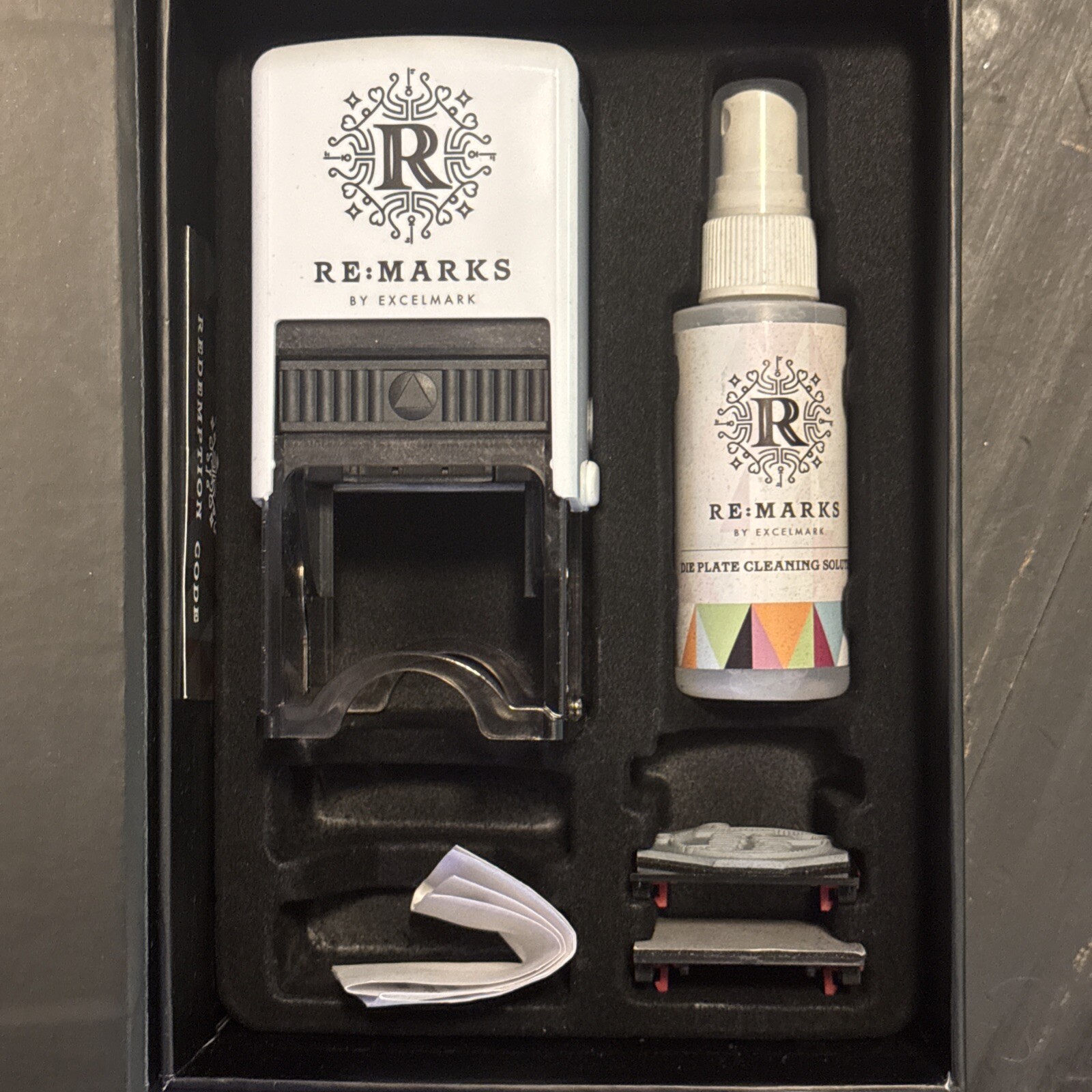 Re:Marks by ExcelMark Pre-Inked Office Stamp – Self-Inking Message Tool