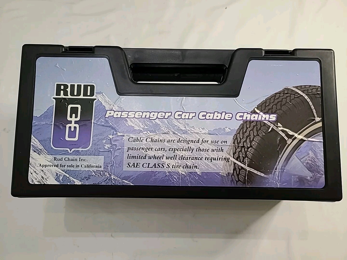 RUD 1034 Tire Chains / Cables – Passenger Car Snow Ice Traction – Pair – New