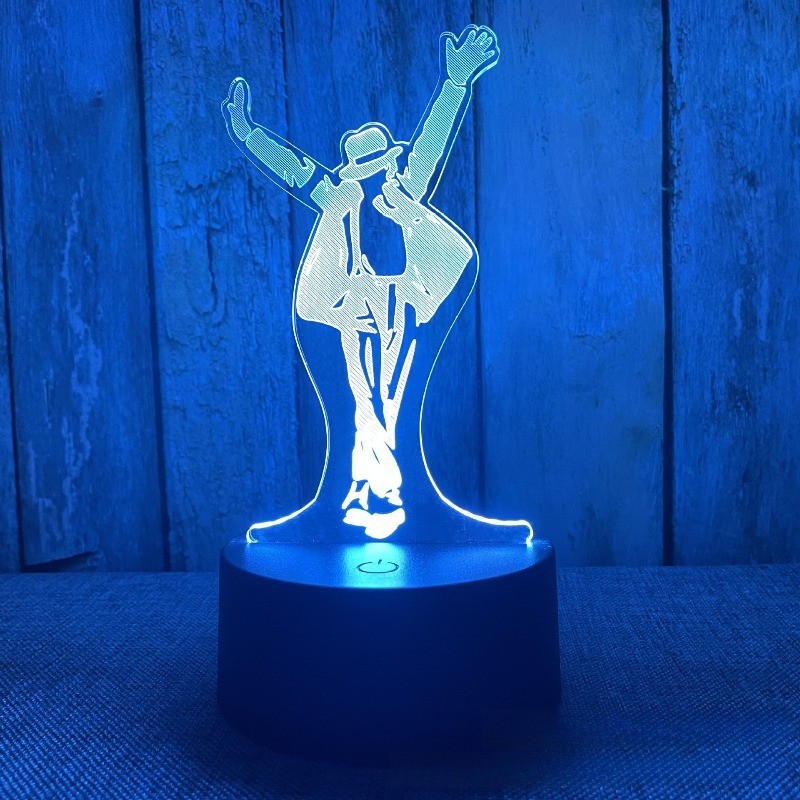 Michael Jackson Multi-Coloured Night Light