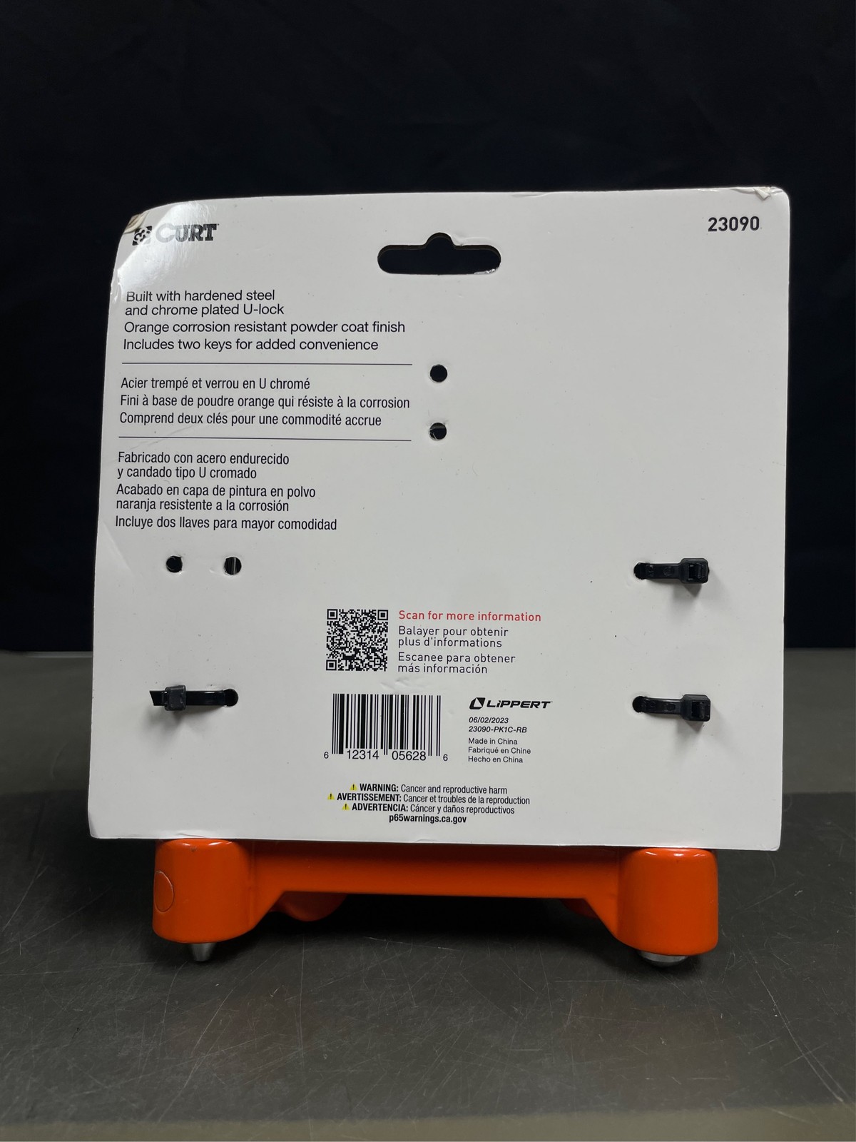 CURT Universal Trailer Coupler Lock