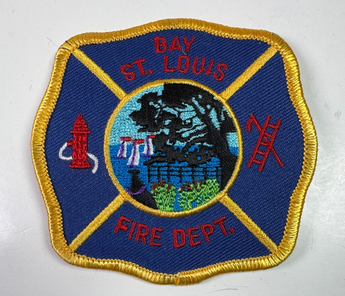 Bay St Louis Fire Mississippi Saint Louis MS 3" Patch BB8