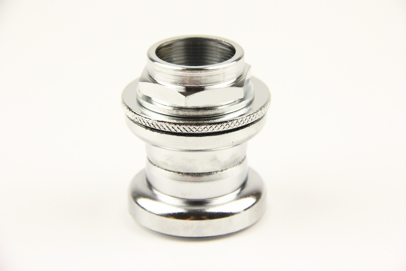 Vintage Bicycle Headset 25.4 x 30 x 27mm Threaded 1" Fork Fixie Silver
