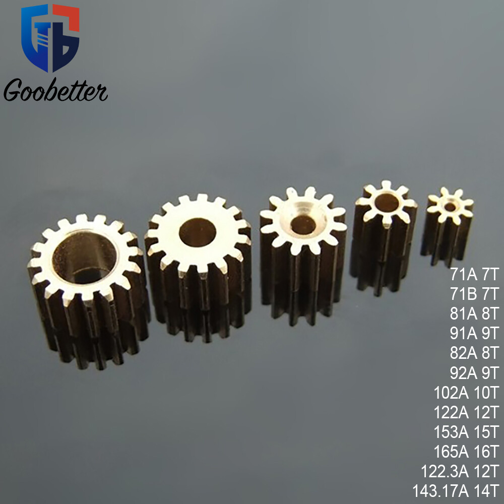 Metal Copper Gear Modulus Copper Gear Toy RC Car Shaft Transmission Pinion Gear