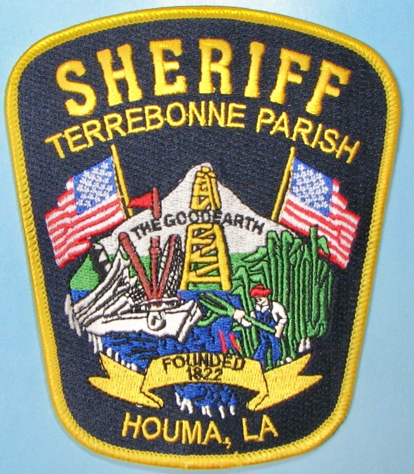 Houma, LA Sheriff's Office Patch 4"X5". PP45.