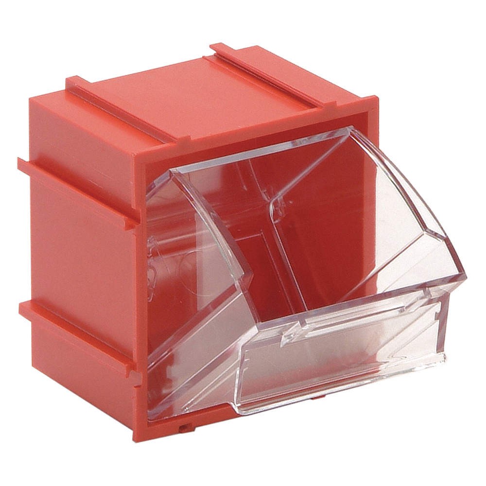 QUANTUM STORAGE SYSTEMS QTB409RD Tip-Out Bin,Red,Unfinished,3 in 2TB19