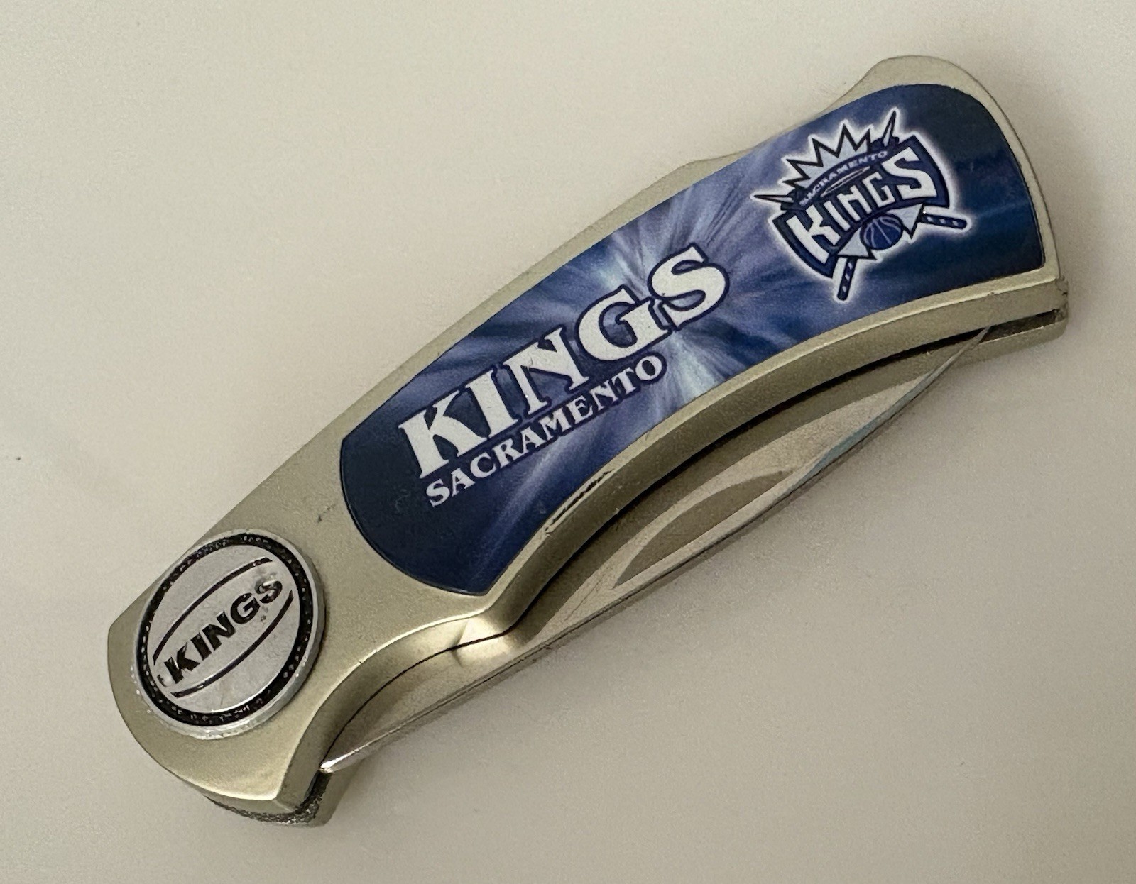Sacramento Kings Limited Edition Folding Knife 3” Blade • OPEN BOX •