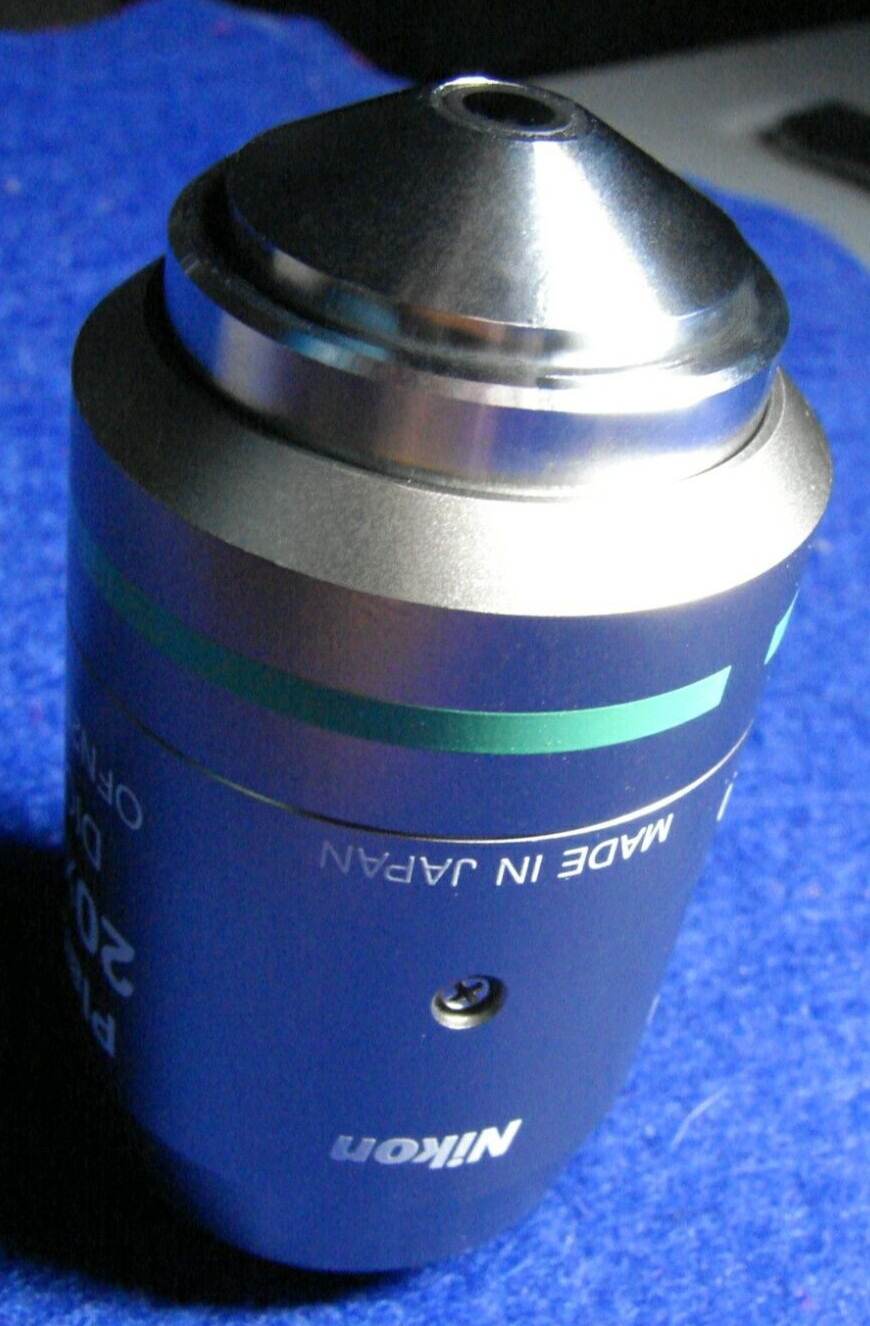 NIKON PLAN APO 20X Microscope Objective DIC N2 0.75NA, 1.0 WD