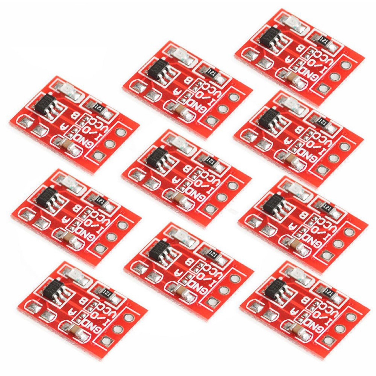 10Pcs TTP223 Touch Key Switch Module Self-Locking/No-Locking Capacitive