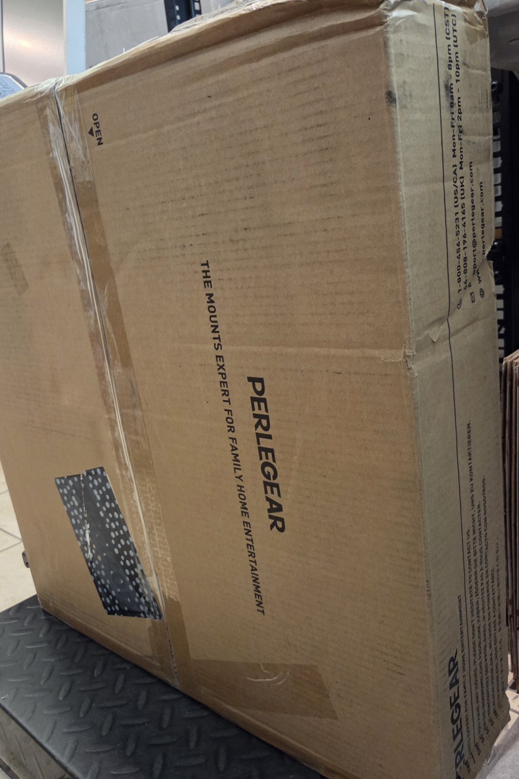 Perlegear 10U Open Frame Server Rack 19" Wall Mount AV NetworkEnclosure #2572EY2