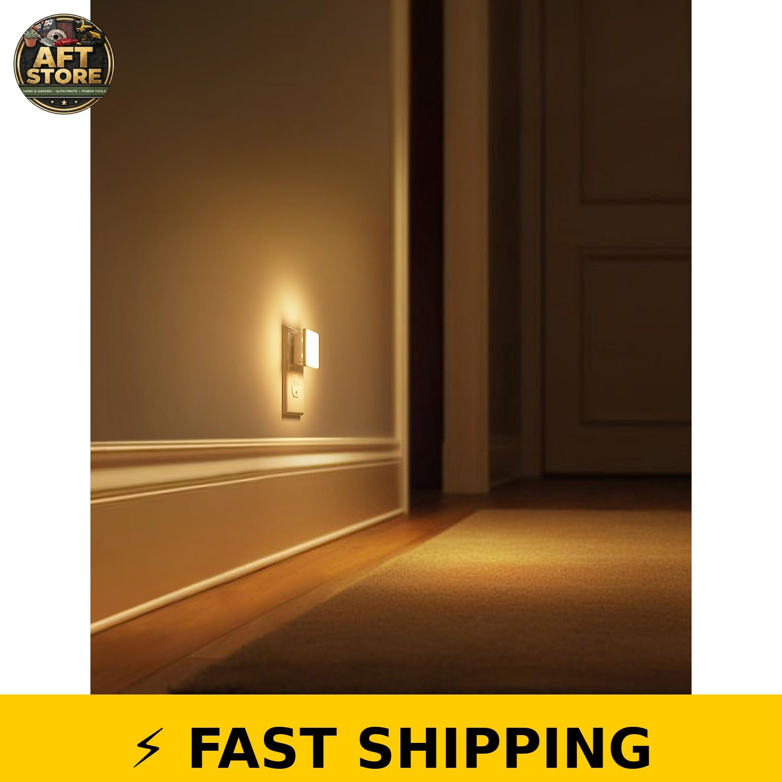 L LOHAS LED Night Lights Plug into Wall 2-Pack, 0.3W