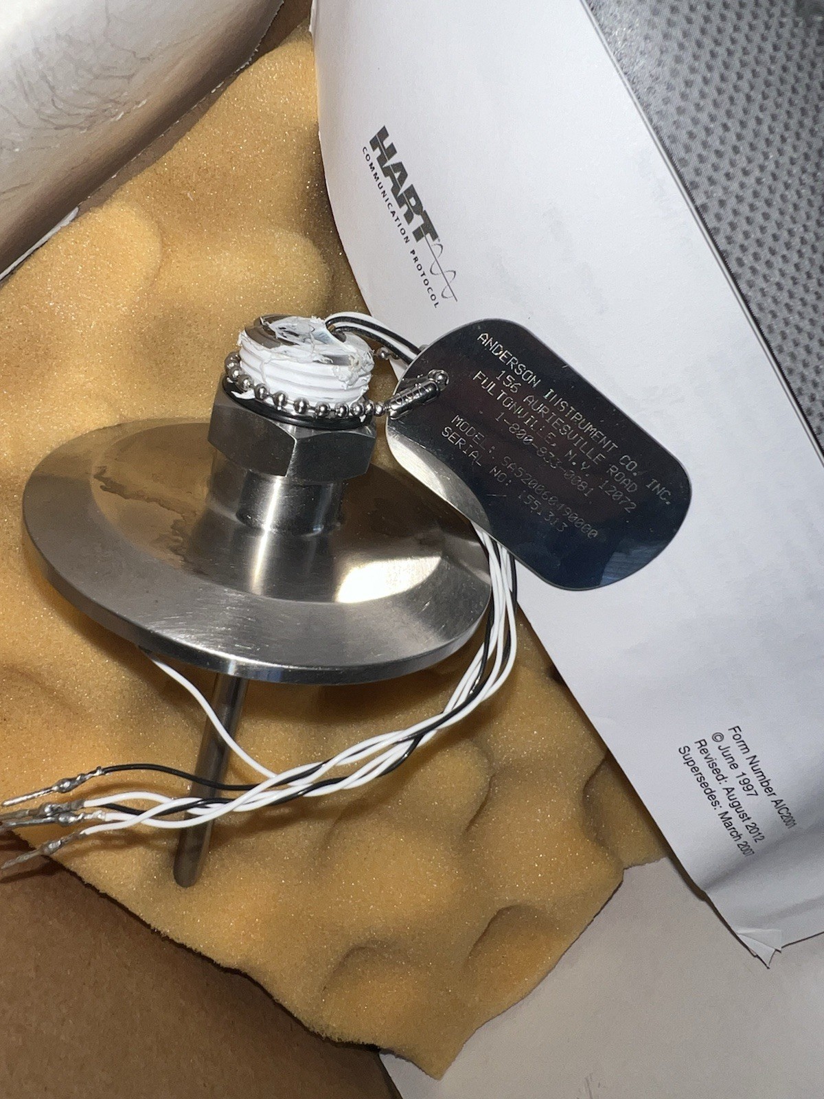 Anderson SA520060490000 RTD Temperature Sensor