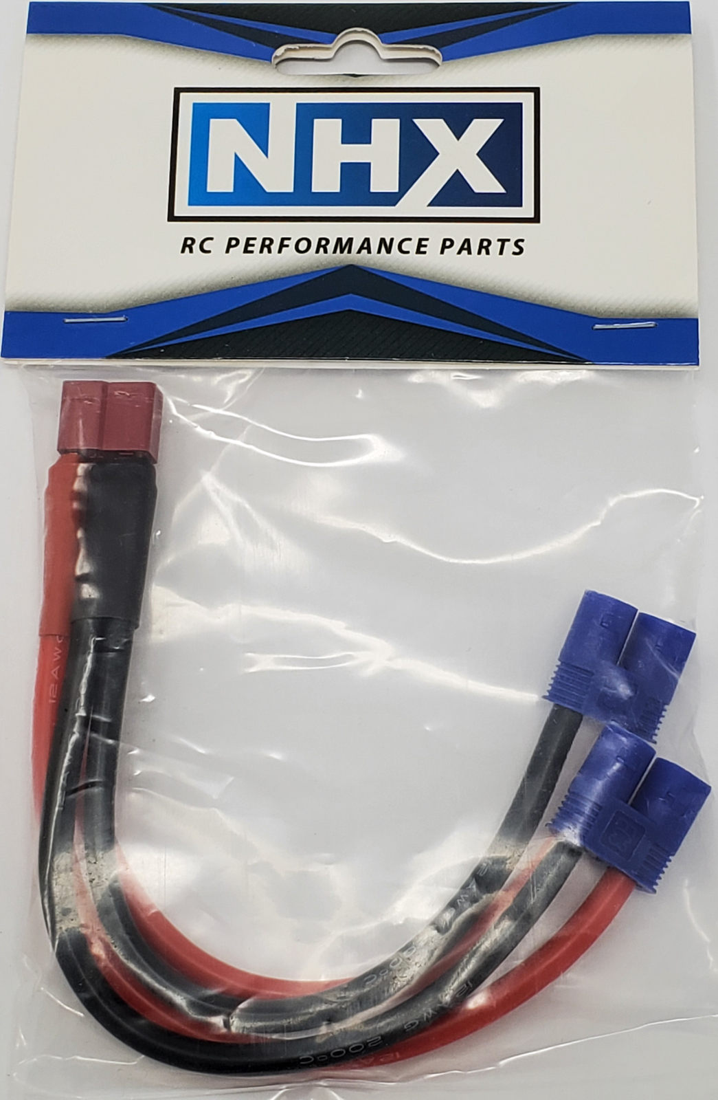 NEW NHX Deans Female to 2 EC3 Male Parallel 12 AWG 6" Silicone Wire Harness