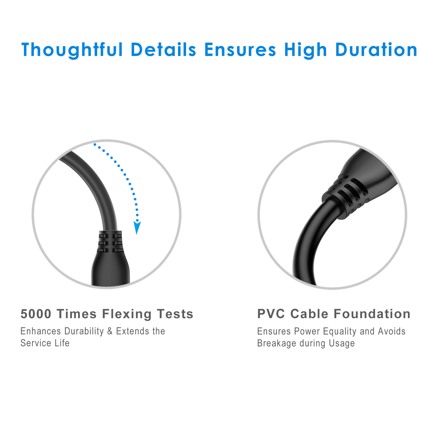 Rankie 3-Pack 3ft Micro USB Cable High Speed Data and Charging (Black)