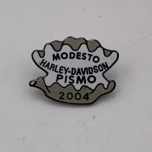 VTG Modesto Harley Davidson Pismo 2004 Motorcycle Riders Button Pin Badge
