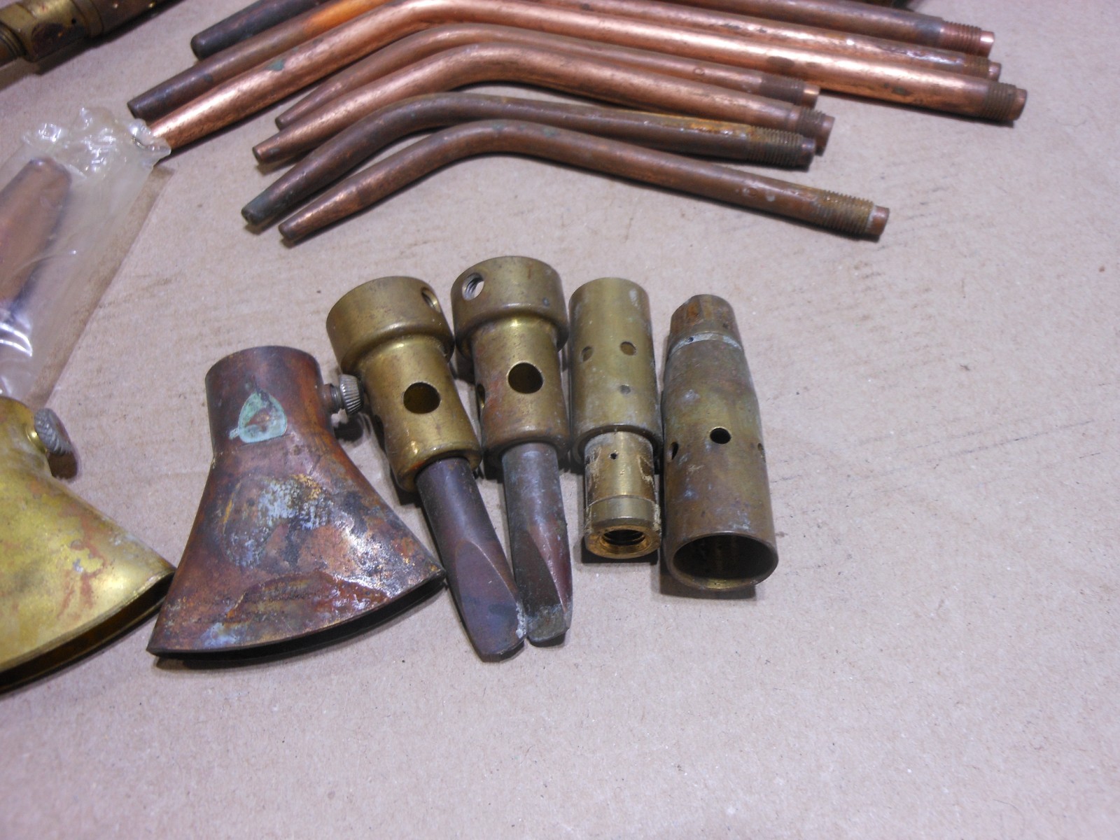 Lot of Torch Soldering Welding Parts Tips Valves - See pics