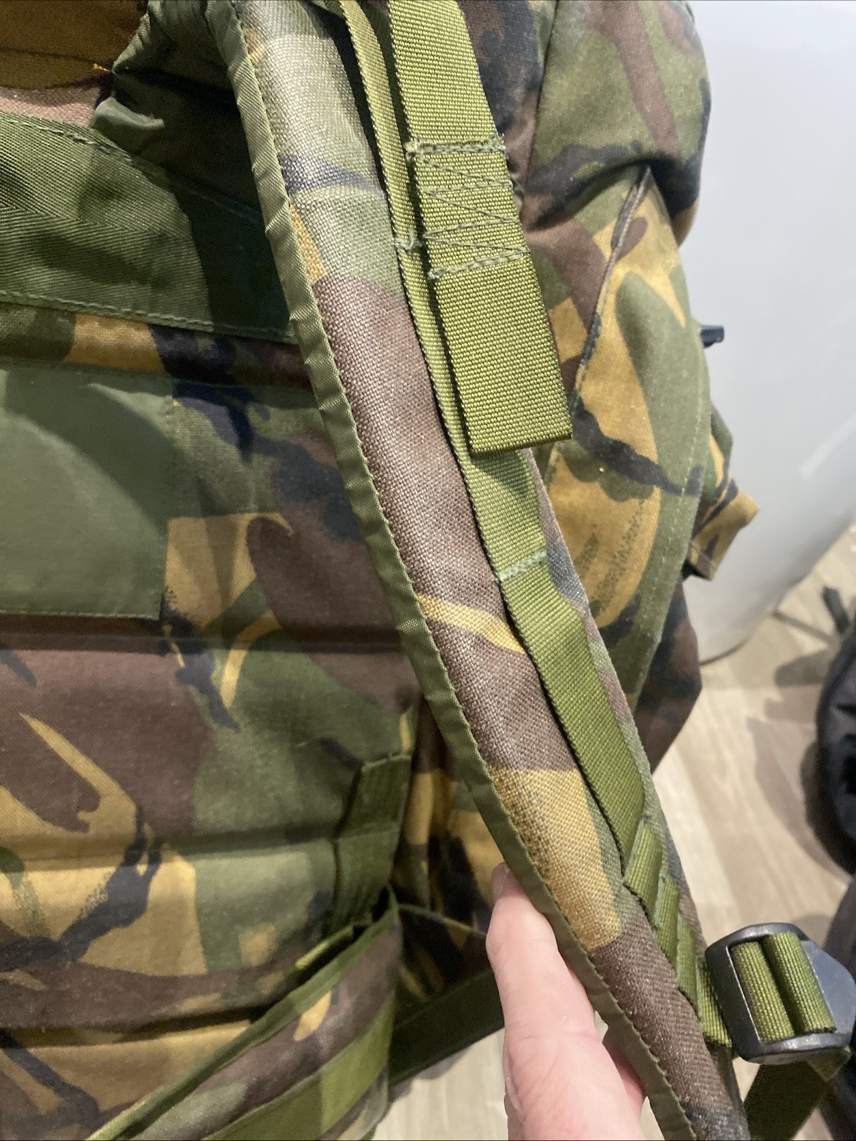 British Army issue PLCE Bergen Long Consulted Backpack DPM IRR 2004