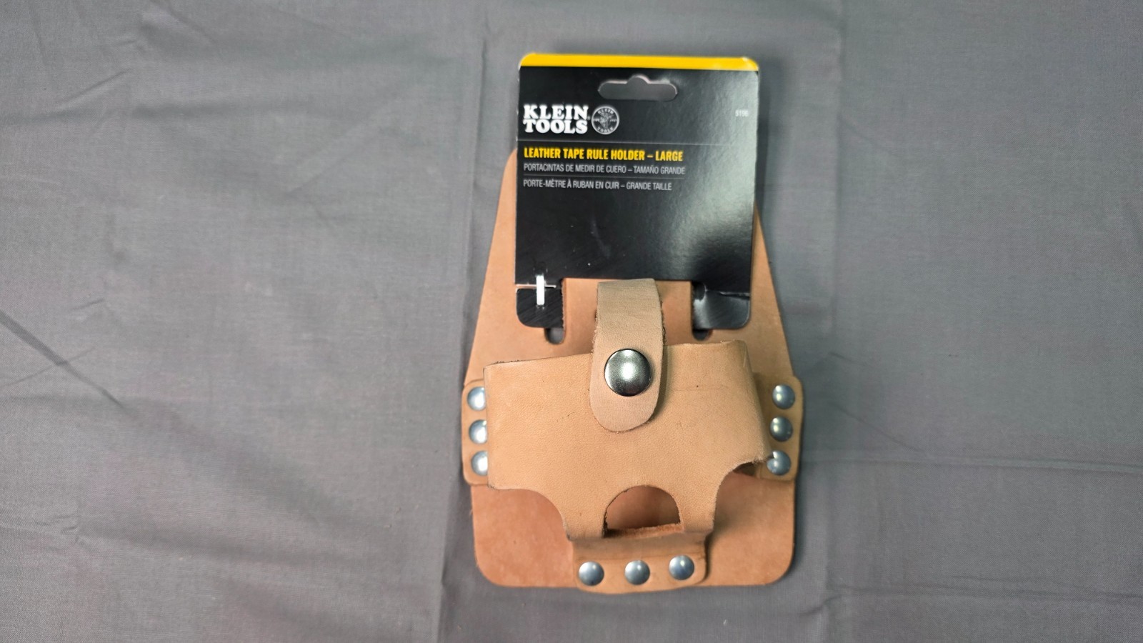 New Klein Tools (5196) Large Leather Tap Rule Holder