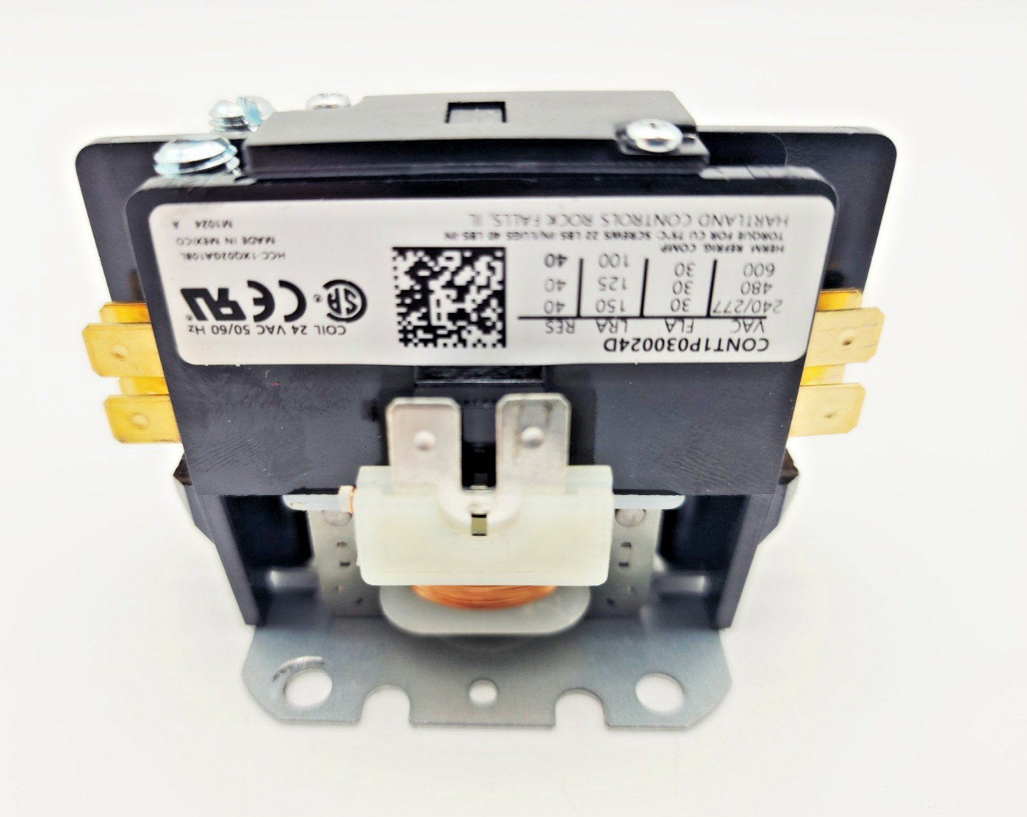 Hartland HVAC Contactor CONT1P030024D 30 Amp 24 Volt Coil