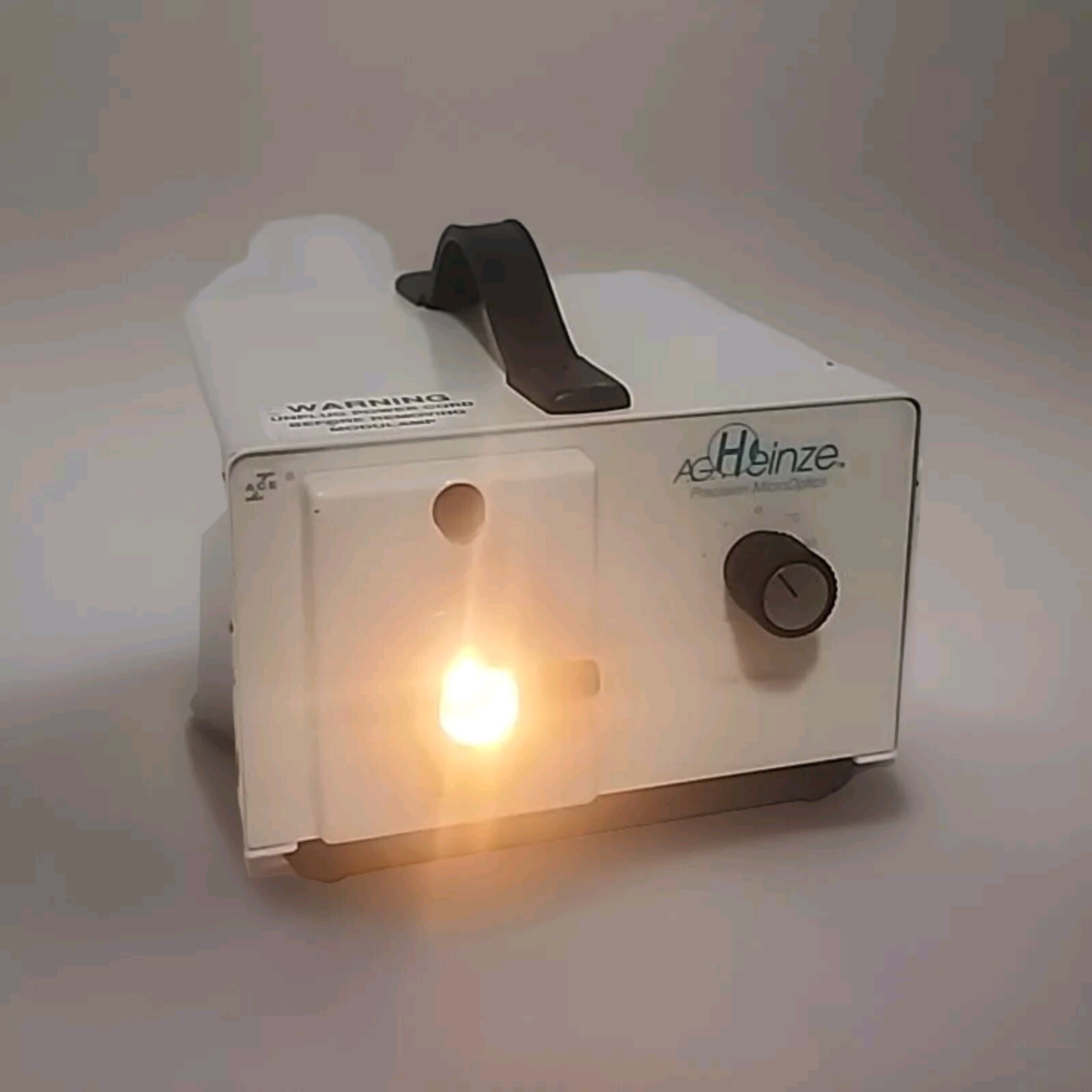 A.G. Heinze Precision MicroOptics Fiber Optic Light Supply Illuminator * Working