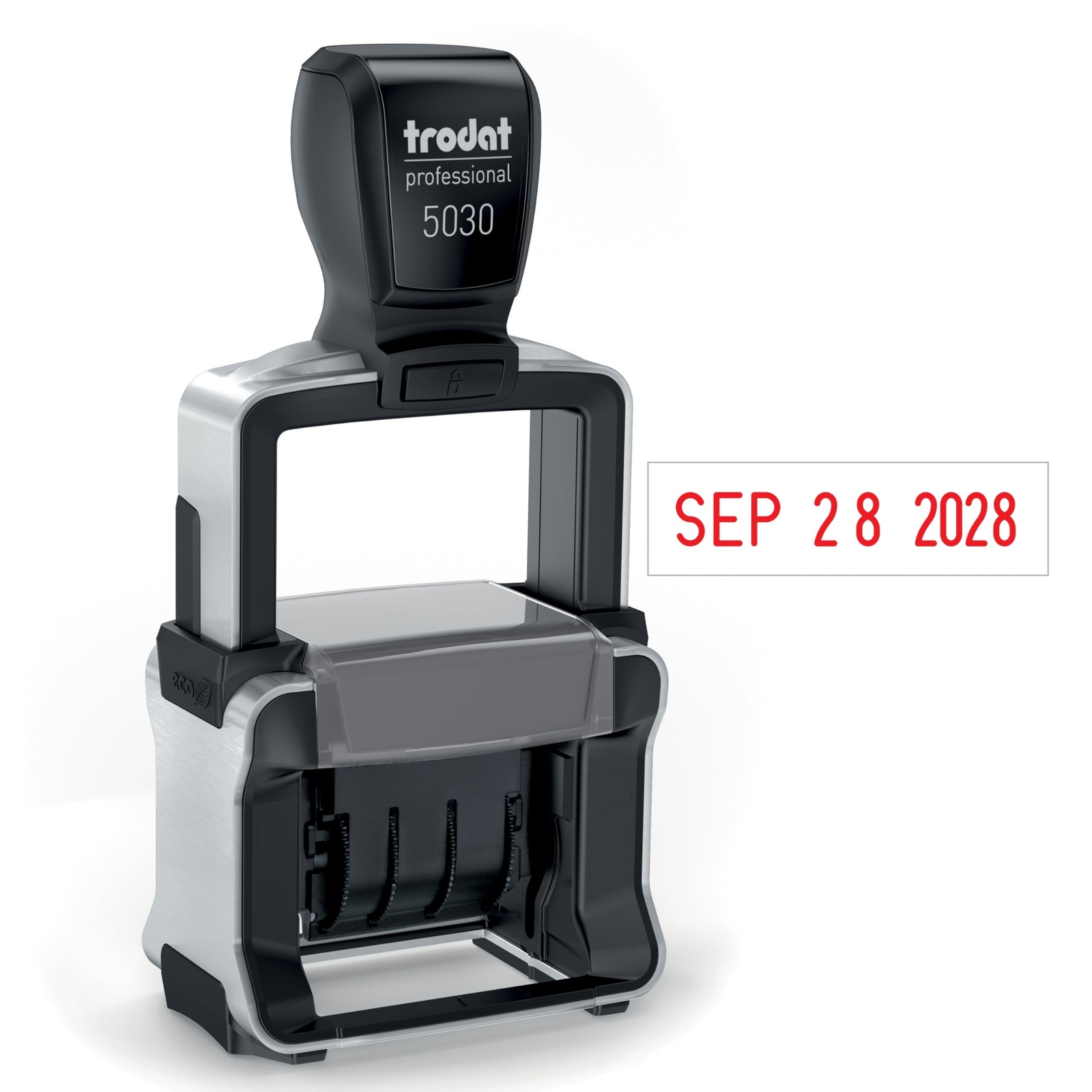 Trodat 5030 Professional 4.0 Date Only Stamp, Self Inking, Impression Size 1-...