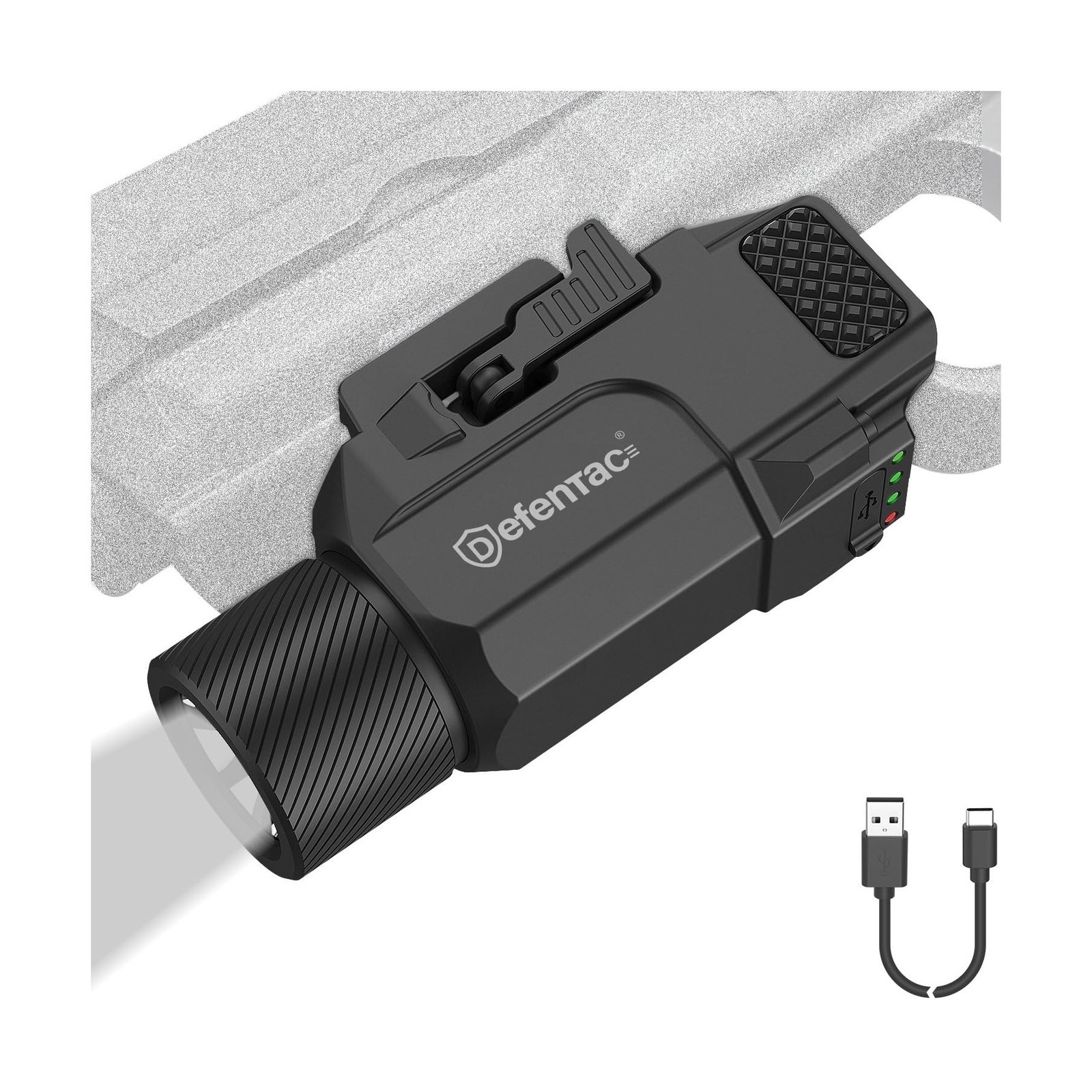 DEFENTAC 1800 Lumens Slidable Pistol Light with Quick Release |... FAST USA SHIP