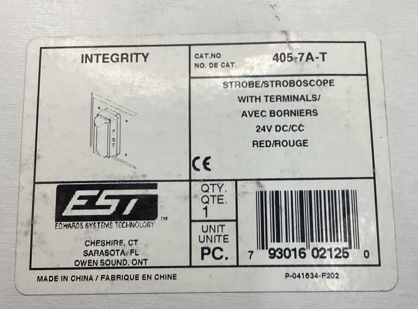 Generic 405-7A-T Synchronized Strobe *New Unused* ⚪️
