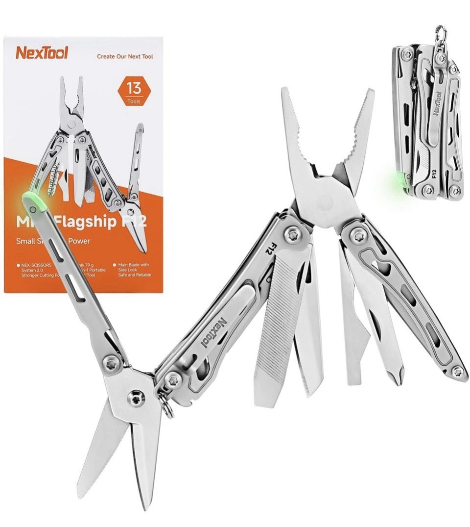 Nextool F12 Mini Multitool, 13-in-1 Keychain Multitool - Brand New